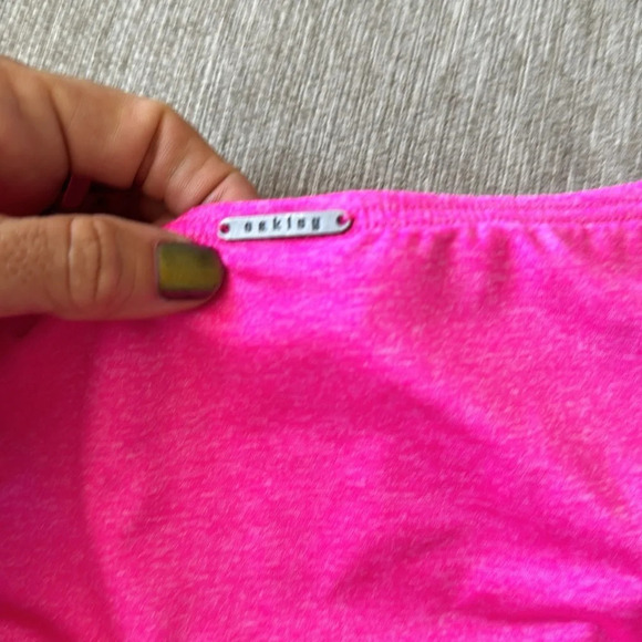 Oakley impact banded hipster hibiscus size large pink bikini bottom NWT - Picture 9 of 11